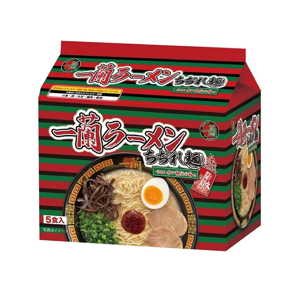 이치란 라멘 돈코츠 꼬불면 5개입