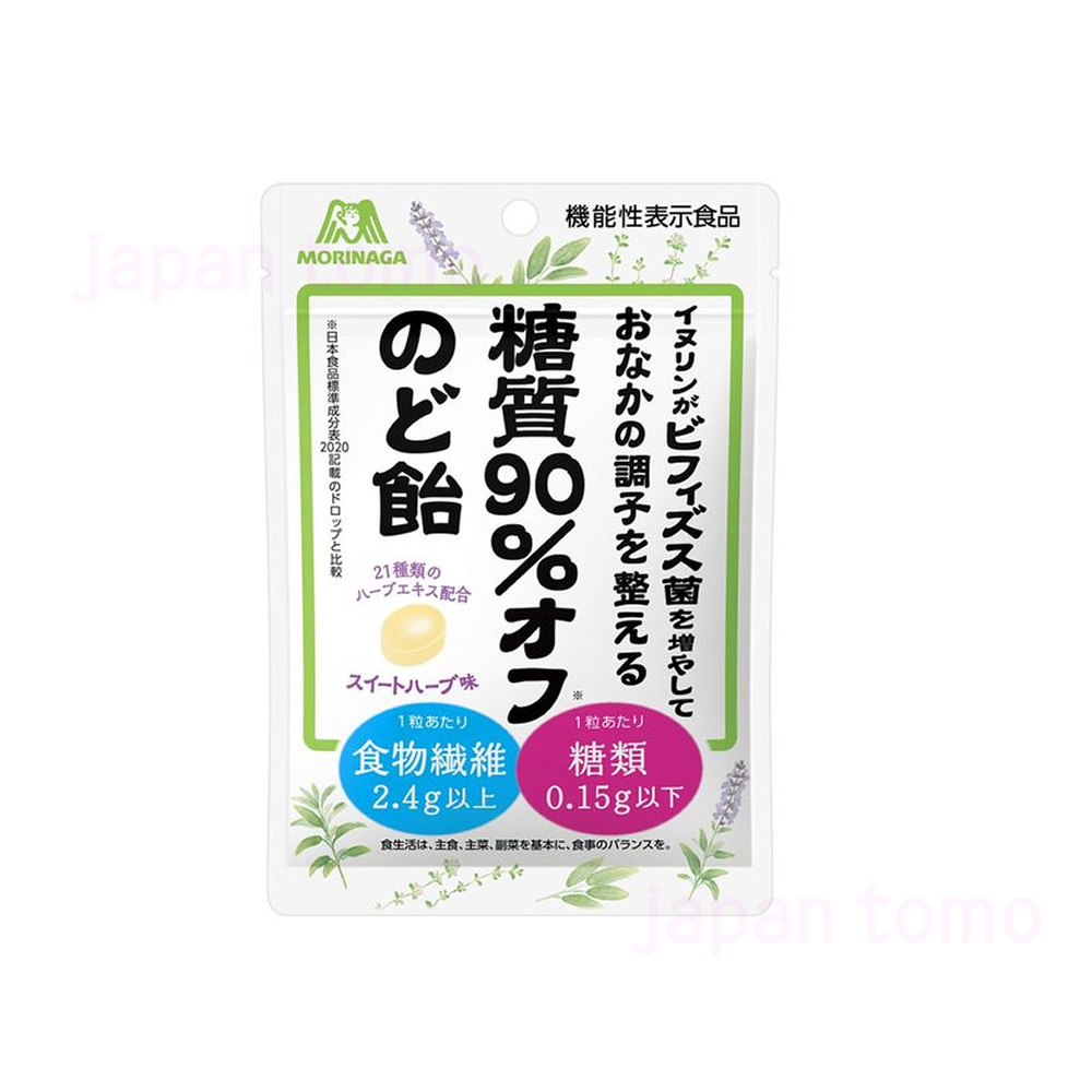 모리나가 당질 90% 오프 목캔디