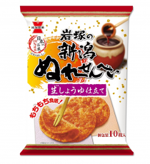 이와츠카 모찌모찌 쫀득한 식감 센베이 10매입