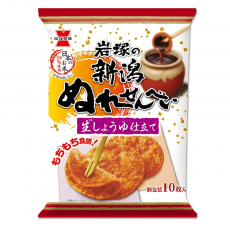 이와츠카 모찌모찌 쫀득한 식감 센베이 10매입