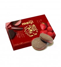 메이지 진한 초코 딸기 샌드