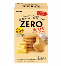 일본 롯데 ZERO 제로 슈가 프리 비스킷 버터맛 외 1종