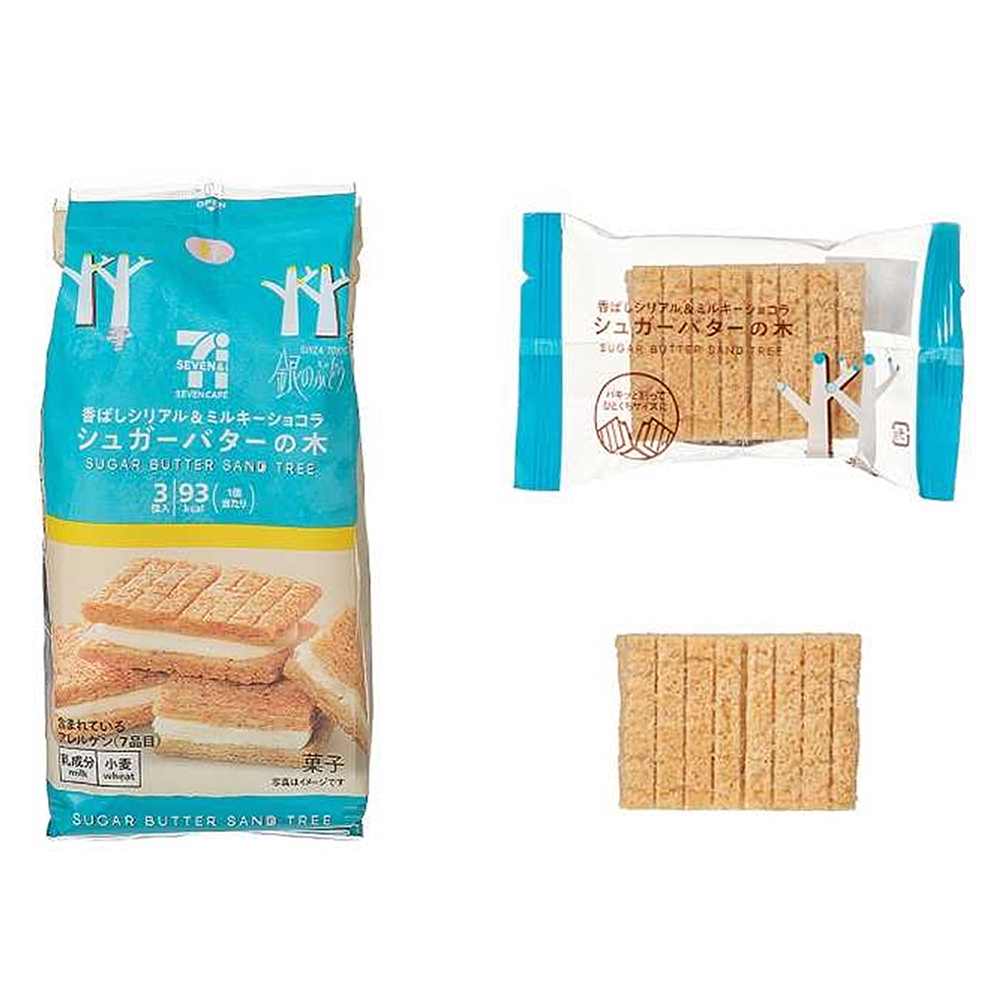 일본 세븐일레븐 프리미엄 슈가 버터의 나무 밀크쇼콜라맛