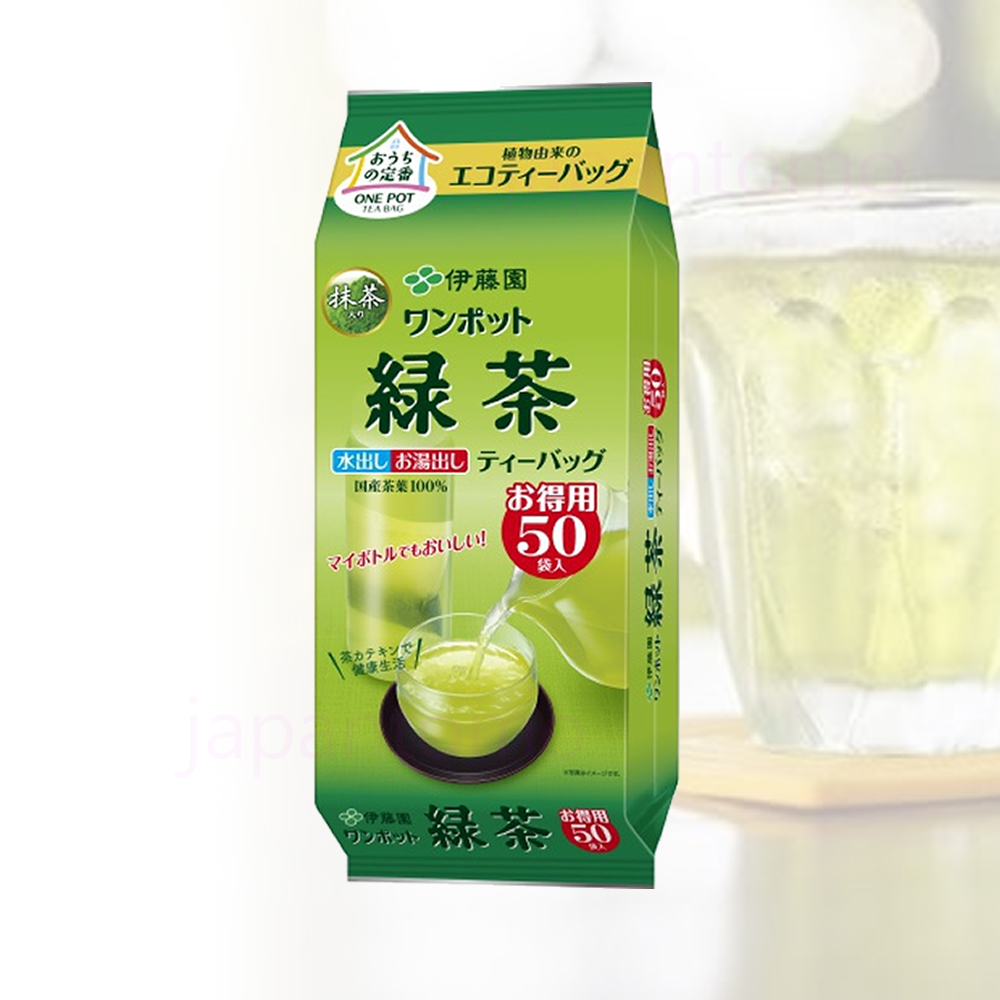 일본 이토엔 원포트 티백 녹차 50봉입