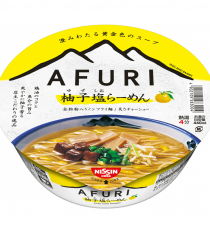 닛신 AFURI 아후리 유자 소금 라면 92g / 일본 건면 유즈 시오 컵라멘