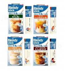 AGF 블랜디스틱 차가운 크리미 카페오레 시리즈 4종 _ 카페오레 캬라멜 바닐라 호로니가