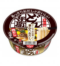 닛신 돈베이 고기육수우동 / 일본 컵라면