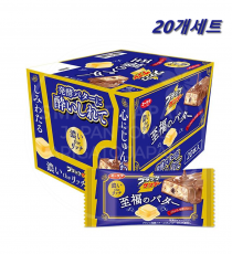 유라쿠 블랙썬더 진한 행복한 버터 썬더 [20개세트] / 유락 초코바