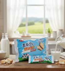 유라쿠제과 블랙썬더 미니 초콜릿바 북해도 밀크맛 / 일본 초코바