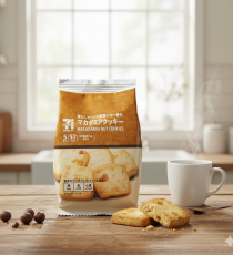 일본 세븐일레븐 오리지널 쿠키 마카다미아