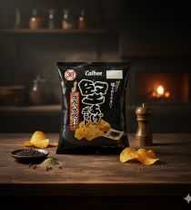 가루비 카타아게 감자칩 블랙페퍼맛 / 일본 포테이토칩