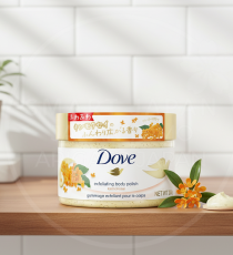 도브 바디 크리미 스크럽 금목서향 / 일본 바디스크럽