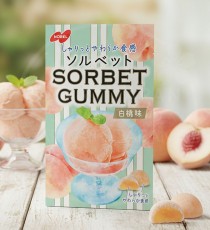 노벨 소르베 샤베트 백도맛 구미 50g / 일본 구미