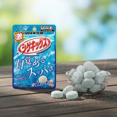 UHA 미각당 시게킥스 구미 초 자극 소다맛 / 일본 젤리