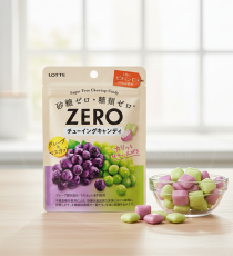 롯데 제로 츄잉캔디 포도 머스캣맛 / 일본 젤리