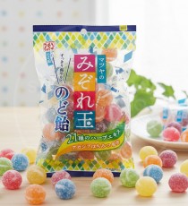 마츠야 미조레 타마 구슬 목캔디 (파랑) / 일본 캔디