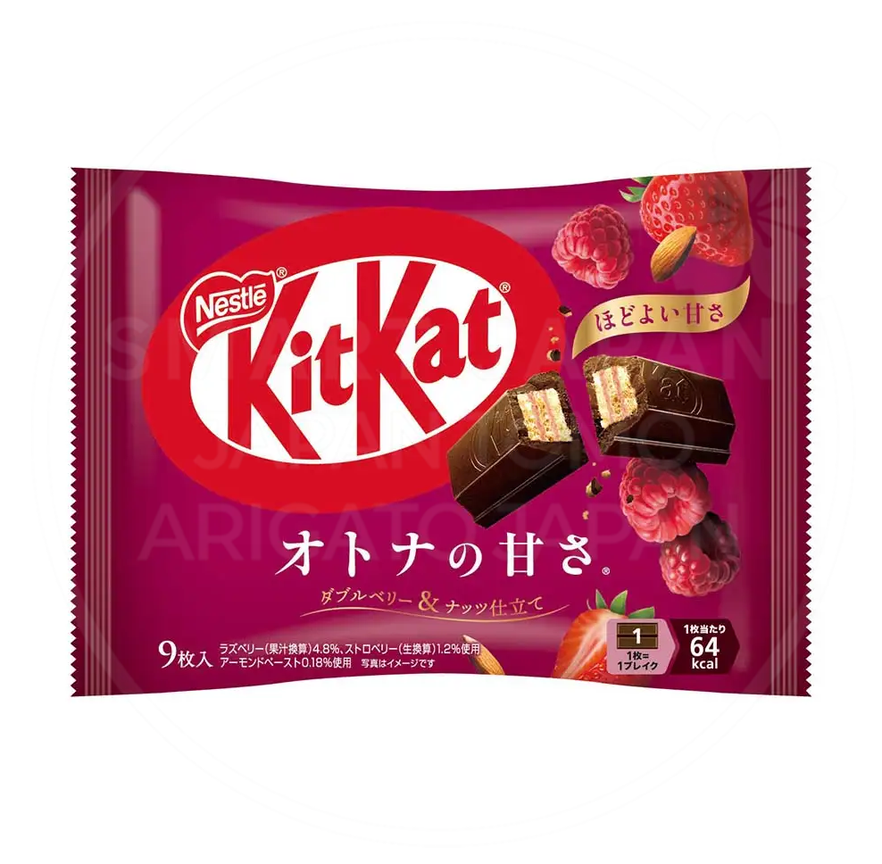 네슬레 일본 킷캣 초콜릿 어른의 달콤함 더블베리&너츠맛