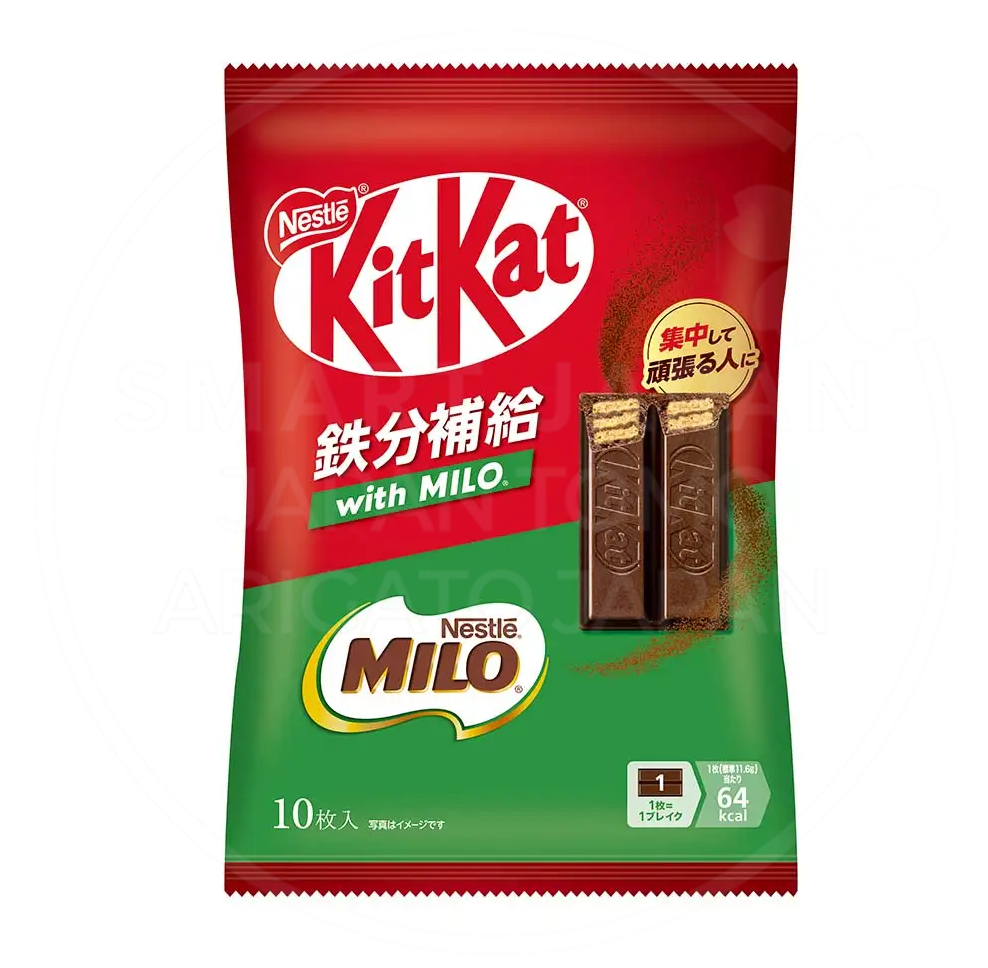 네슬레 일본 킷캣 초콜릿 철분보급 with마일로