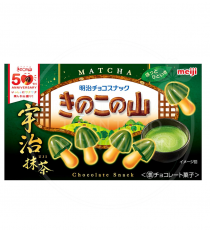 메이지 버섯의산 초코송이 우지말차맛 / 키노코노야마 초콜릿과자
