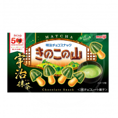 메이지 버섯의산 초코송이 우지말차맛 / 키노코노야마 초콜릿과자