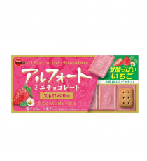 부르봉 알포트 미니 초콜릿 스트로베리 딸기맛 / 초코비스킷