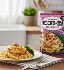 일본 큐피 아에루 파스타 소스 키노코버터쇼유 버섯버터간장