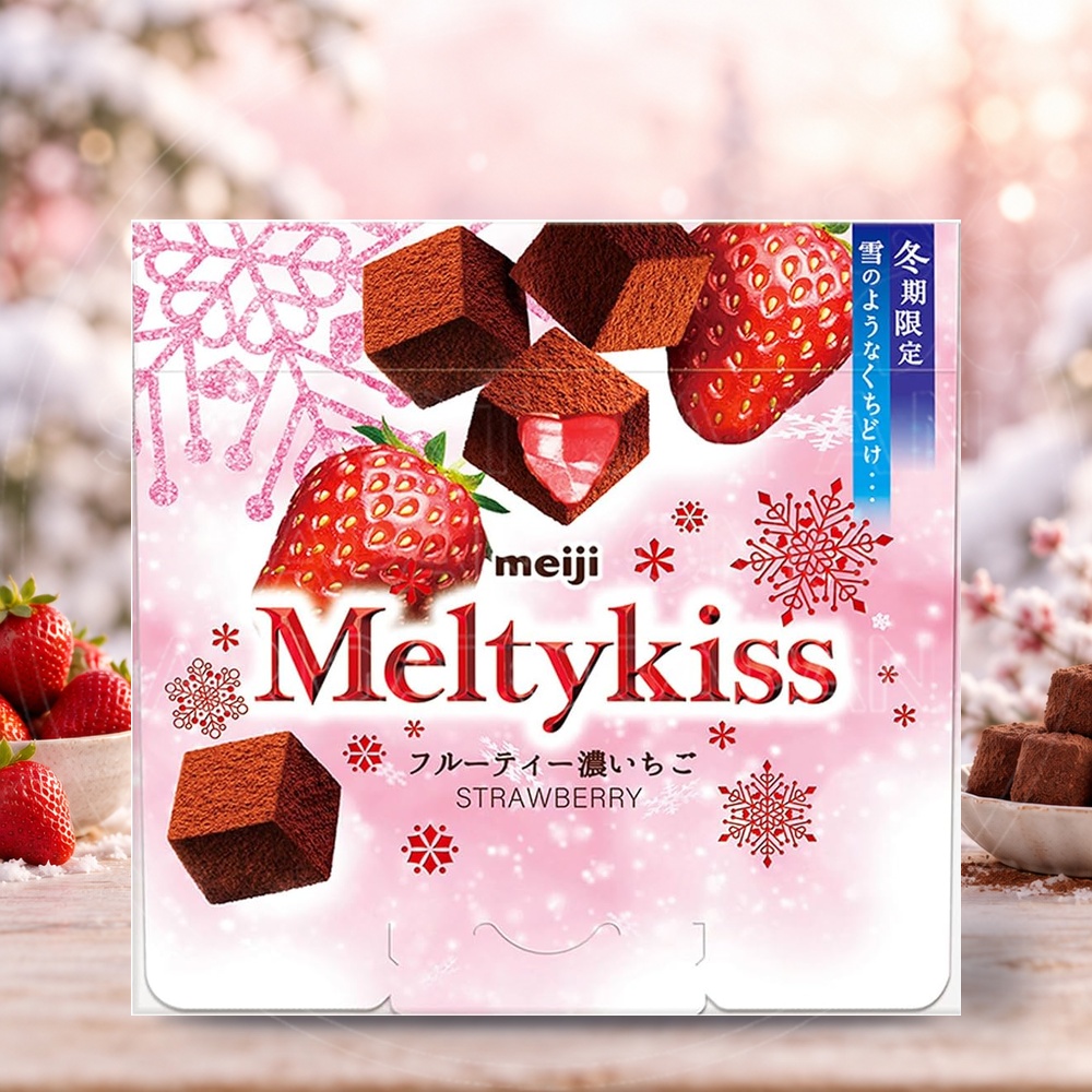 메이지 멜티키스 Meltykiss 진한 딸기맛