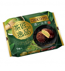초코파이 파티팩 진한 말차맛 9개입 / 일본 초코파이