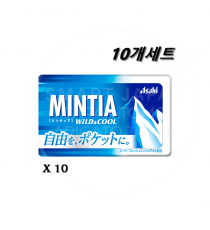 아사히 민티아 구강청정캔디 10개세트 와일드 쿨