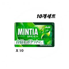 아사히 민티아 구강청정캔디 10개세트 카테킨민트