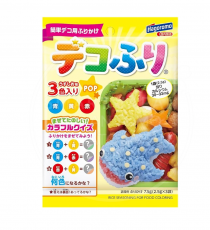 하고로모 데코후리 POP 3컬러 파랑 노랑 빨강 / 일본 도시락 데코용 후리카케