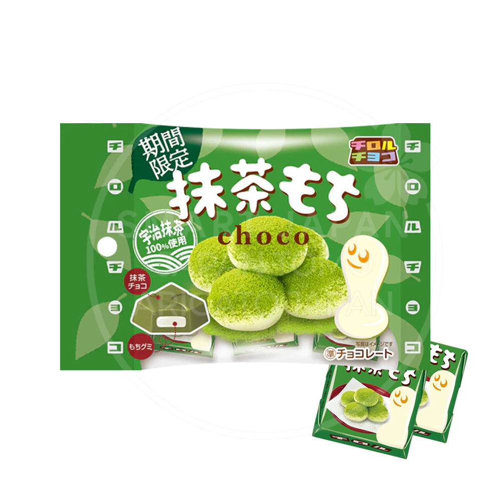 일본 치로루 초코 키나코모찌 말차맛