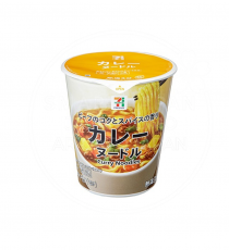 일본 세븐일레븐 누들 컵라면 카레맛