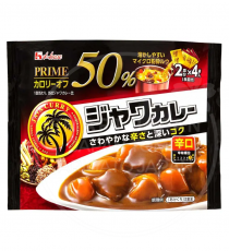 하우스 자와카레 고체가루 칼로리 50% 프라임 매운맛 (빨강)