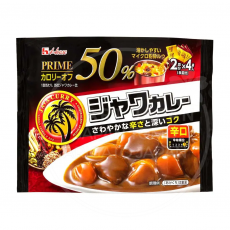 하우스 자와카레 고체가루 칼로리 50% 프라임 매운맛 (빨강)
