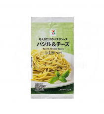 일본 세븐일레븐 아에루다케노 파스타소스 바질 & 치즈