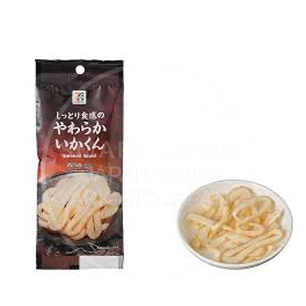 일본 세븐일레븐 촉촉한 식감의 부드러운 훈제 오징어 / 야와라카 이카군