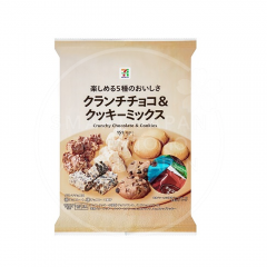 일본 세븐일레븐 크런치 초콜릿 & 쿠키 믹스 5종