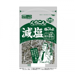 쿠라콘 시오콘부 염장다시마 저염 염분 25% 컷트 110g