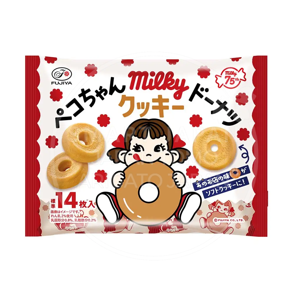 부르봉 알포트 밀크후지야 페코짱 밀키 도넛 쿠키 대용량 봉지타입