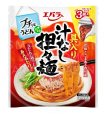 에바라 푸칫토 우동 국물없는 탄탄면 (빨강) / 일본 츠유