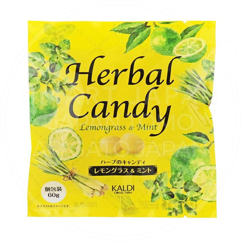 칼디 허브 캔디 레몬그라스&민트 사탕 / 일본 KALDI 캔디