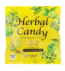 칼디 허브 캔디 레몬그라스&민트 사탕 / 일본 KALDI 캔디
