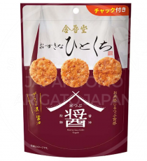 킨고도 오스키나 히토쿠치 쌀알 간장 센베이 진한 간장맛 80g