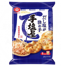 카메다 테시오야 다시소금 센베이 8매 / 일본 센베이