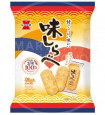 이와츠카제과 아지시라베 센베이 83g