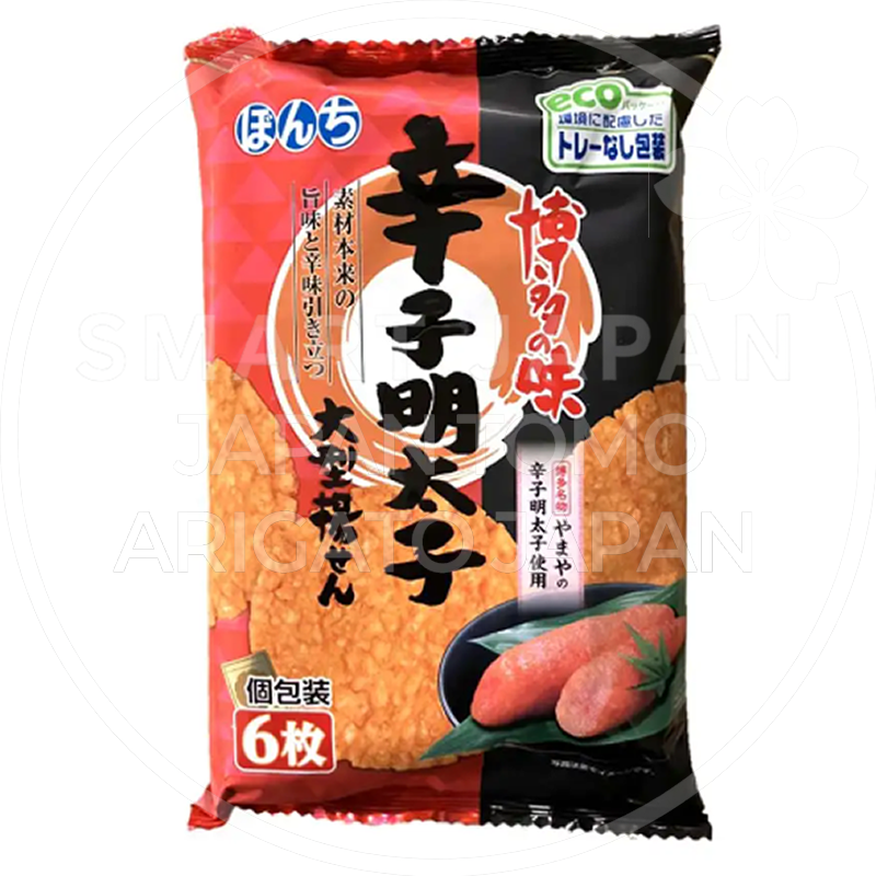 본치 하카타 매콤 명란맛 대형 튀김 센베이 / 일본 멘타이 센베이