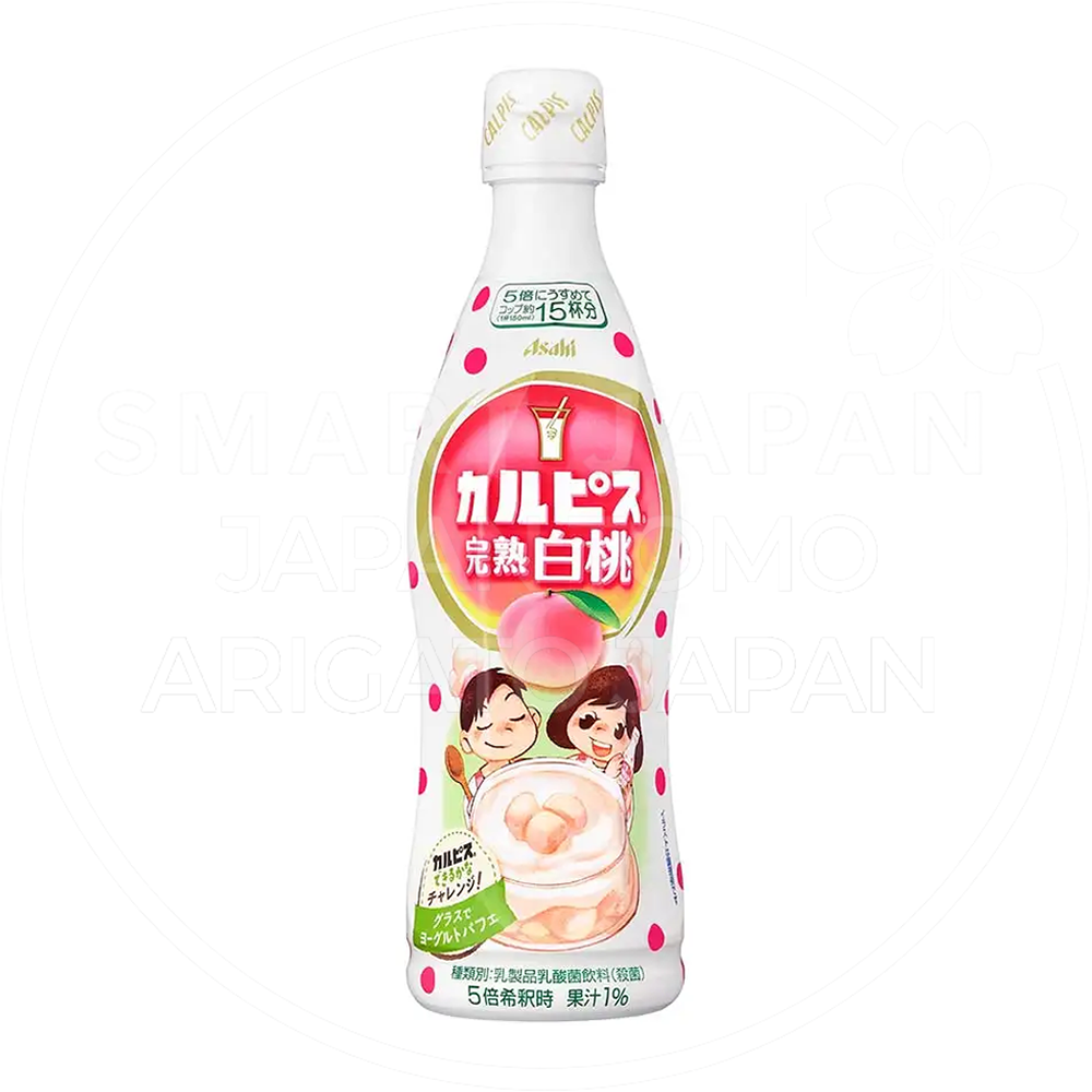 일본 아사히 완숙 백도 칼피스 원액 470ml