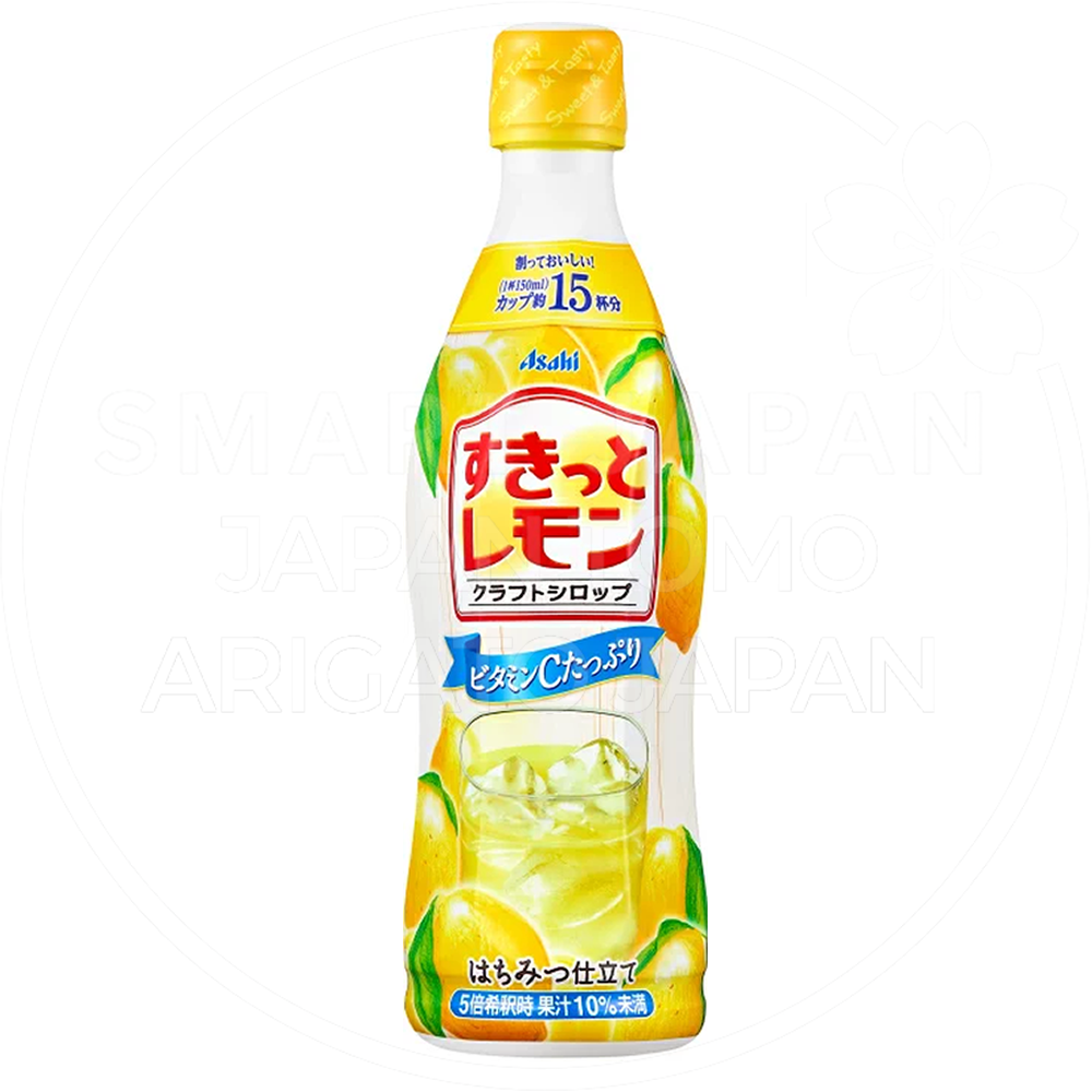 일본 아사히 칼피스 핫레몬 크래프트시럽 470ml