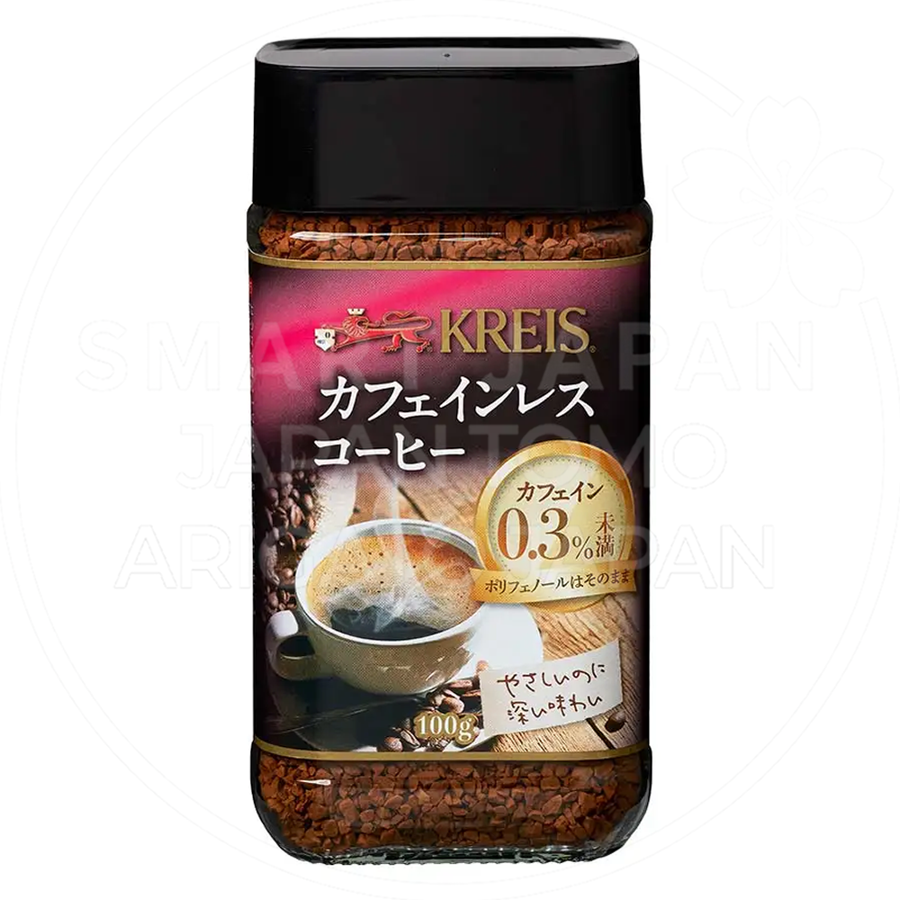 일본 크라이스 카페인레스 커피 병타입 100g 인스턴트커피